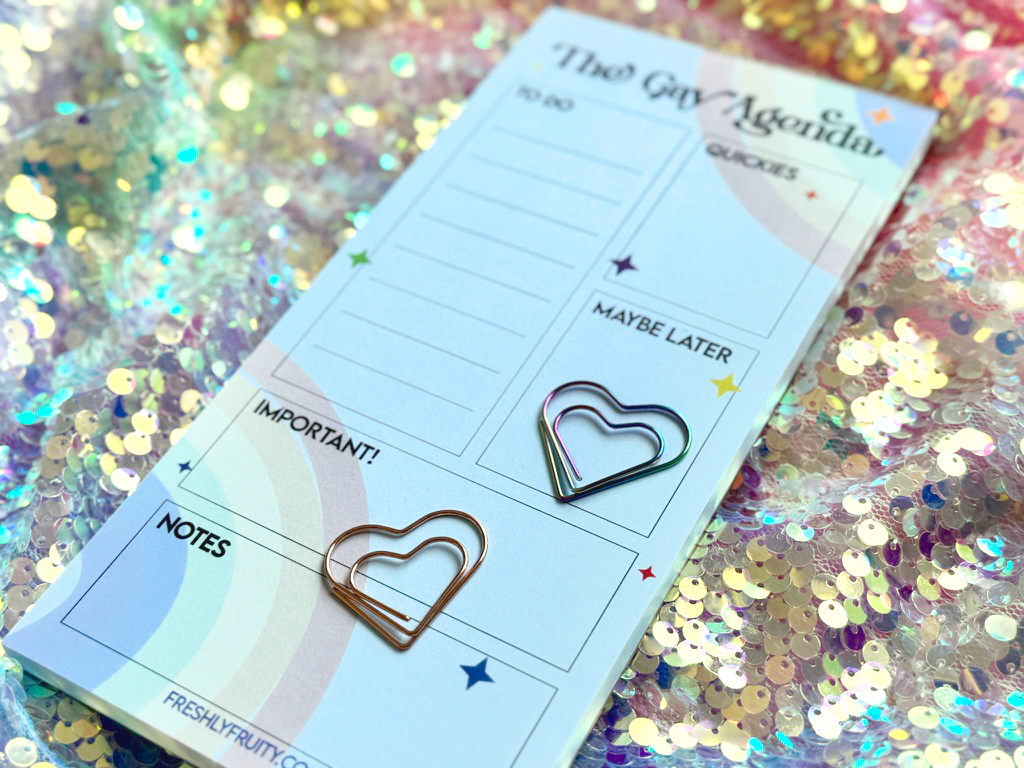 The Gay Agenda Notepad