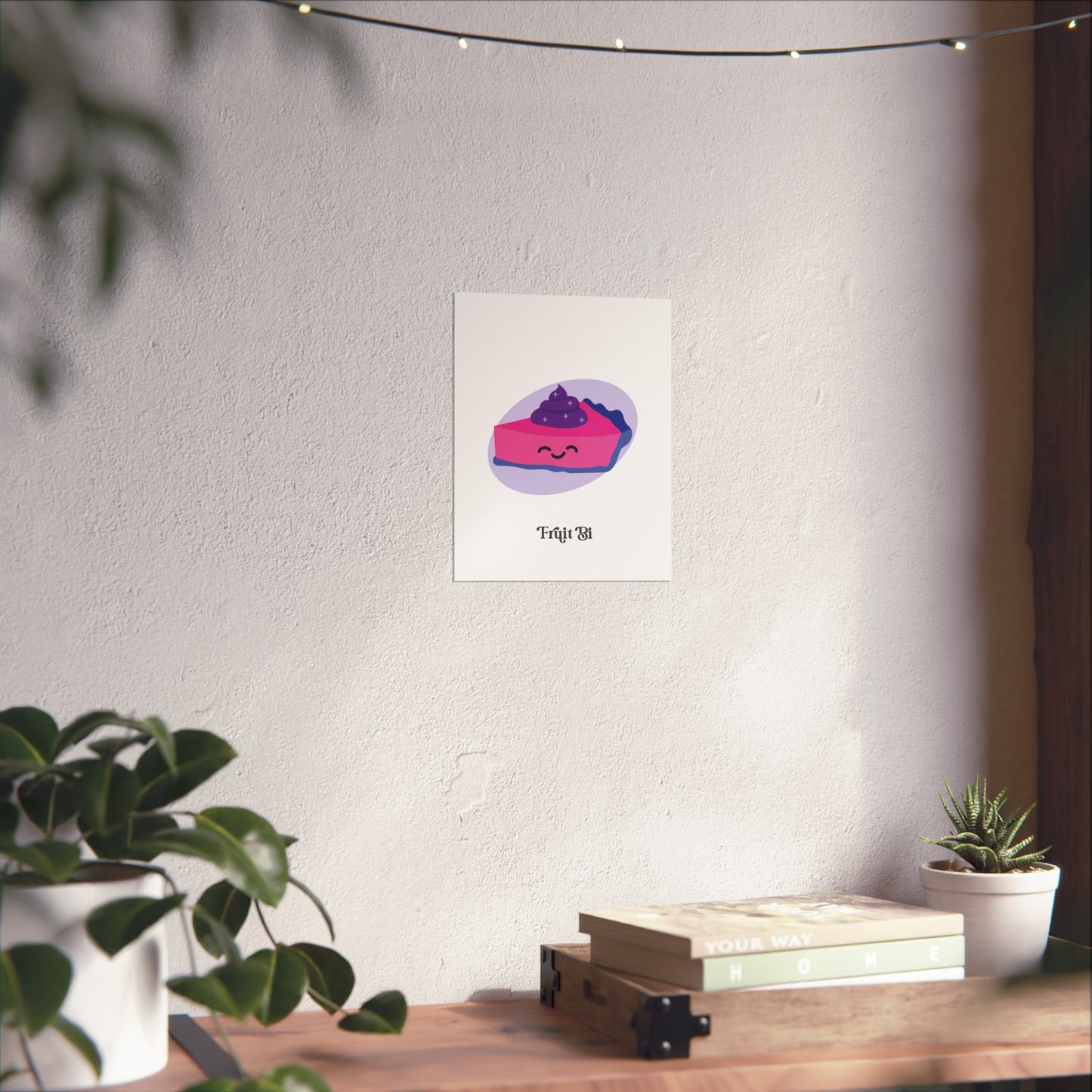 Fruit Bi Bisexual Pride Art Print