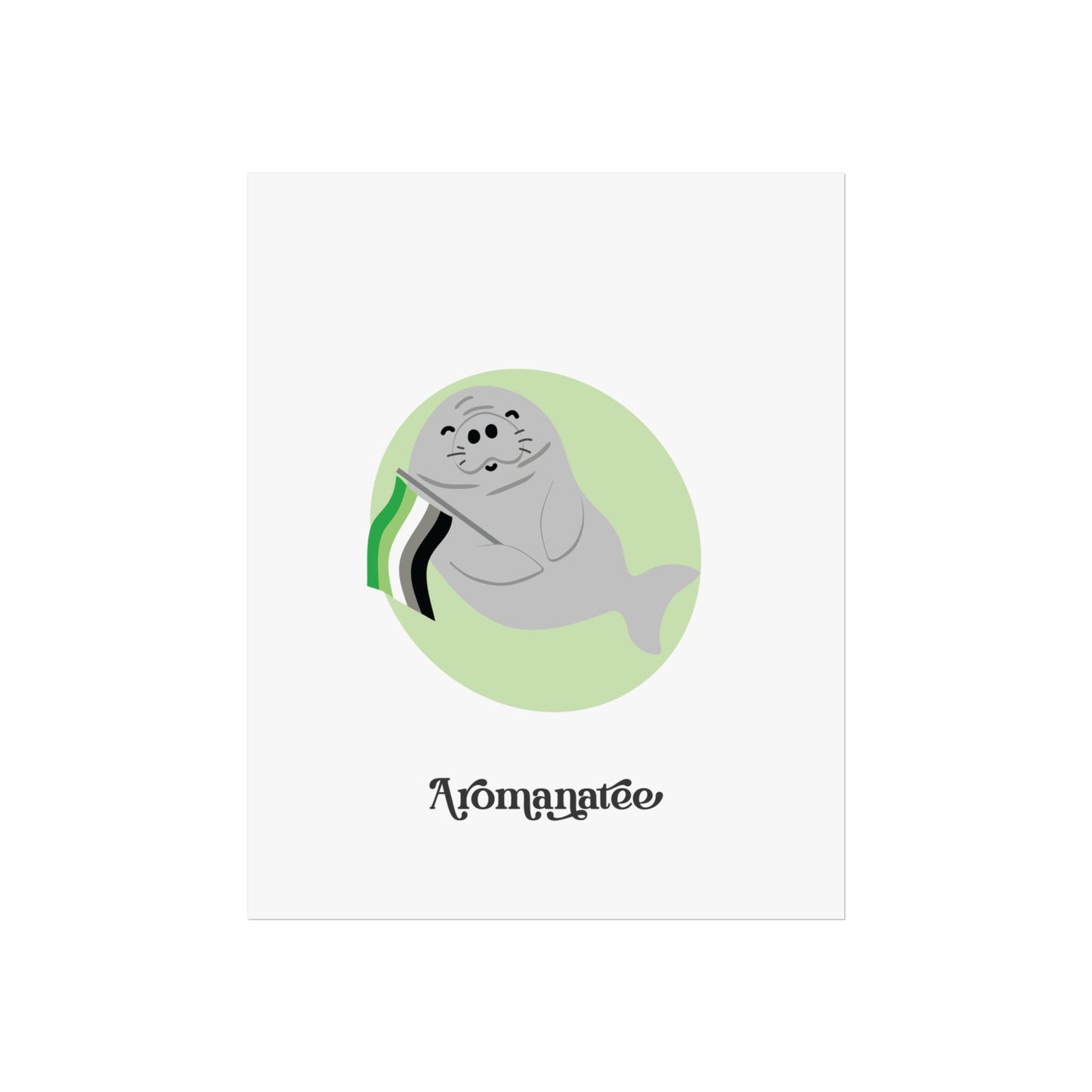Aromanatee Aromantic Pride Art Print