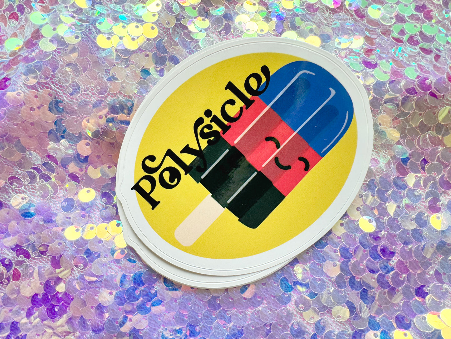 Polysicle Polyamorous Pride Vinyl Waterproof Sticker