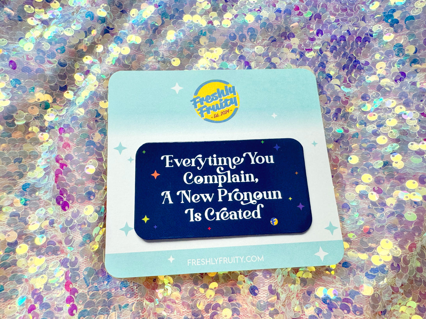 New Pronouns Magnet