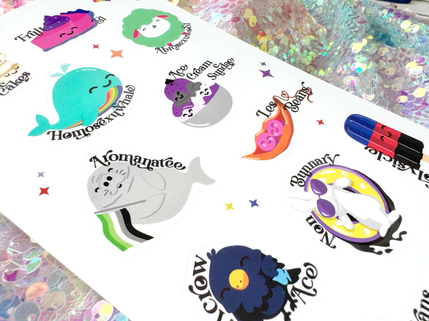 The Gang's All Here Vinyl Sticker Sheet
