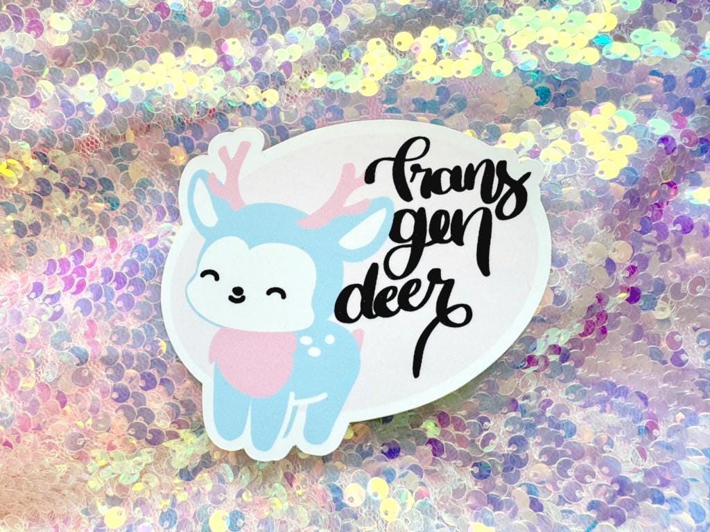 Transgendeer Transgender Pride Vinyl Waterproof Sticker
