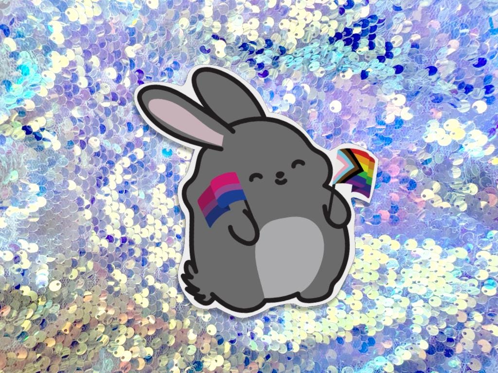 Custom Buntastic Pride Vinyl Waterproof Sticker