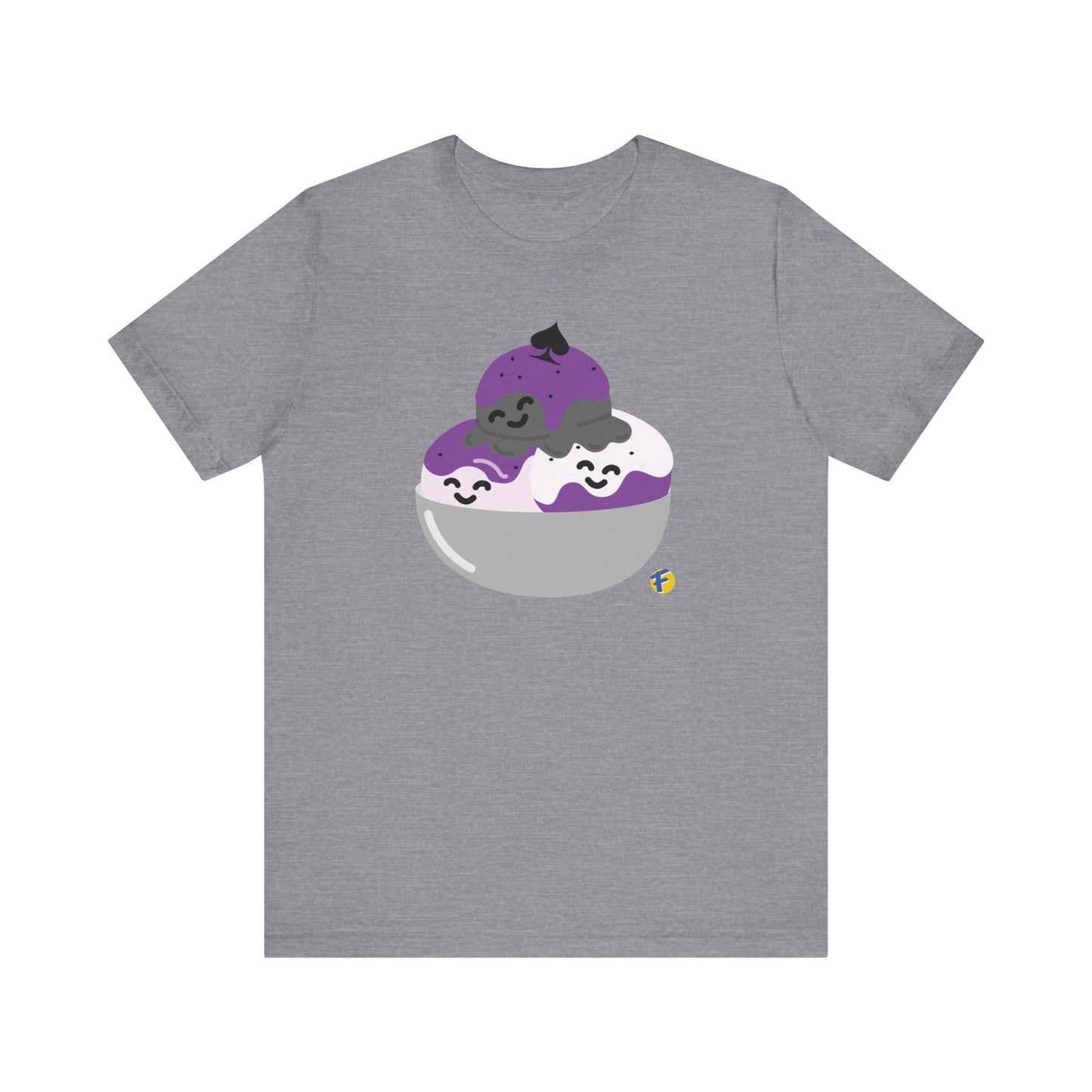 Ace Cream Sundae Asexual Pride Unisex Tshirt