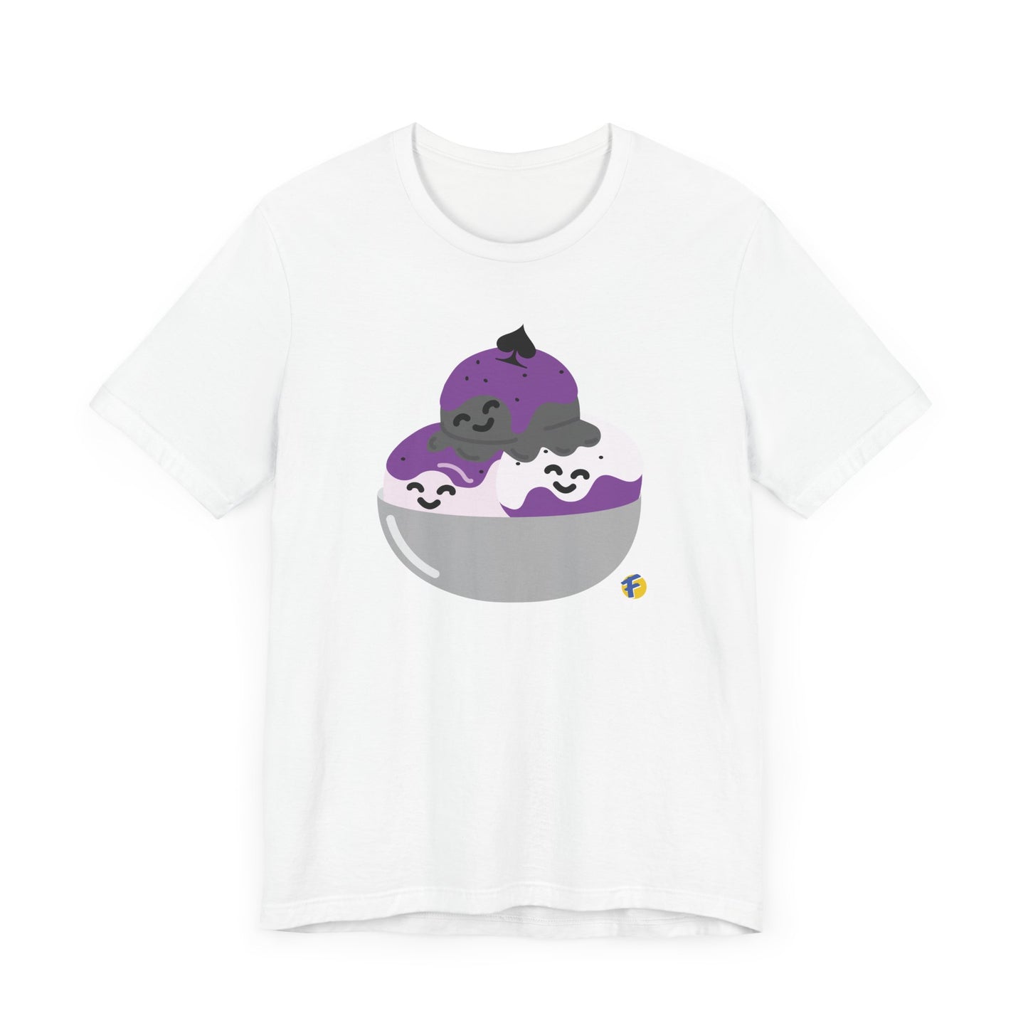 Ace Cream Sundae Asexual Pride Unisex Tshirt