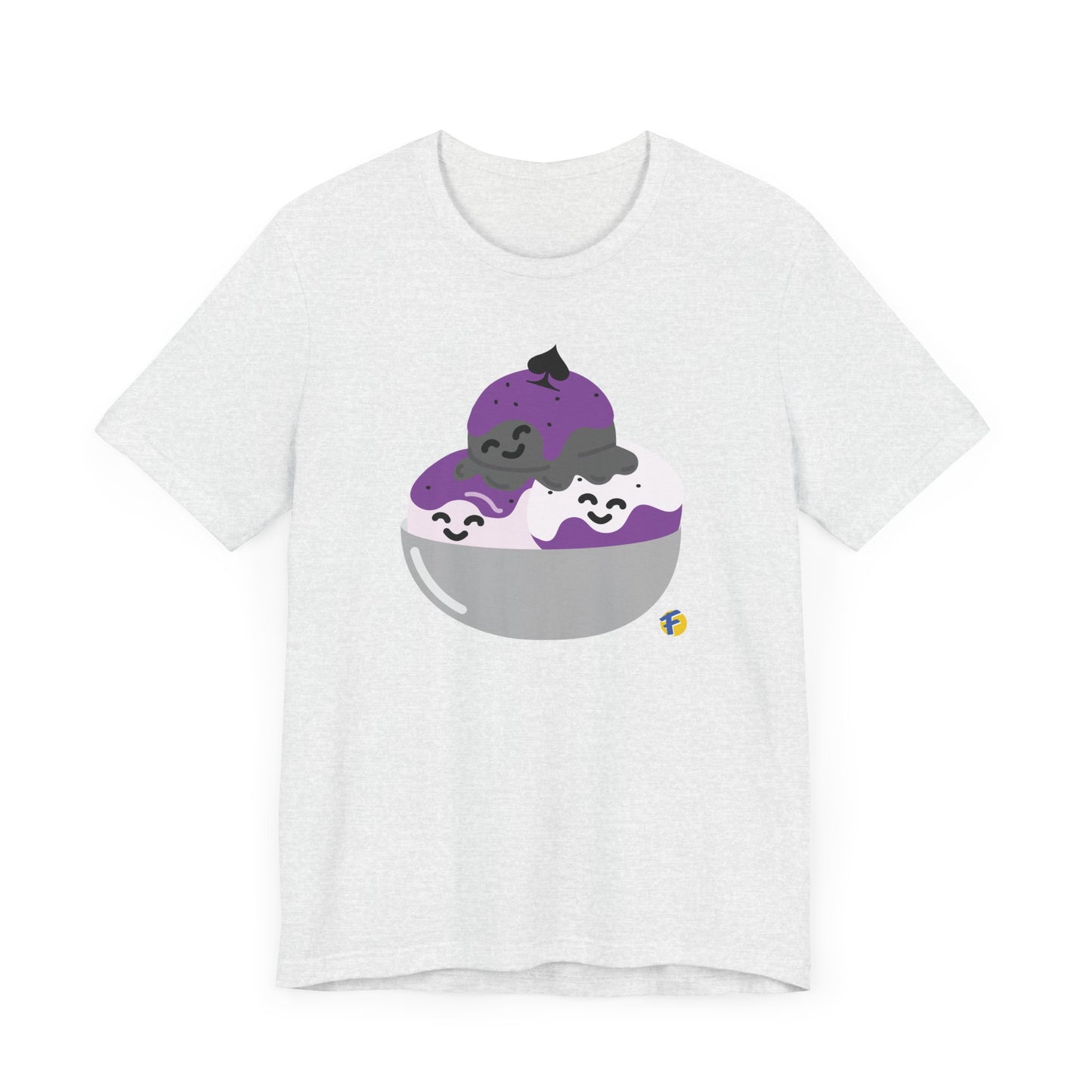 Ace Cream Sundae Asexual Pride Unisex Tshirt