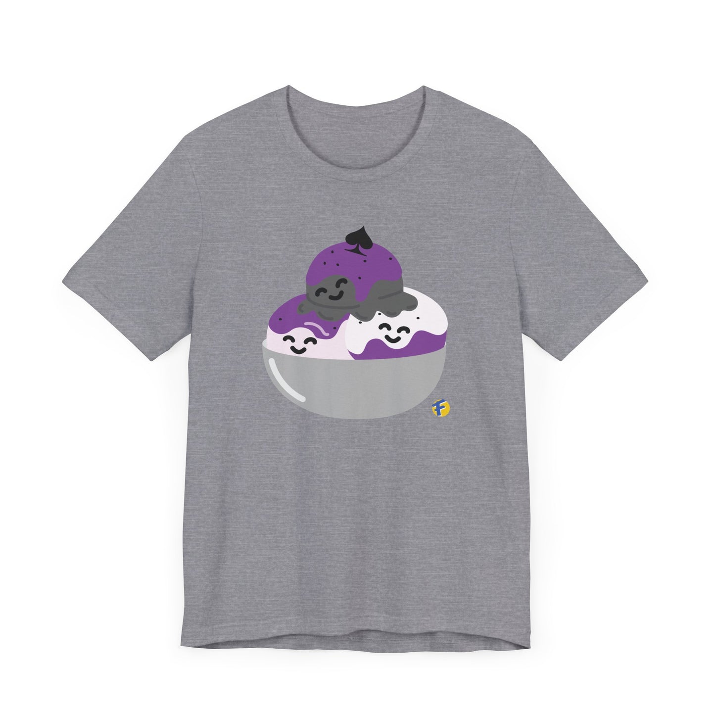 Ace Cream Sundae Asexual Pride Unisex Tshirt