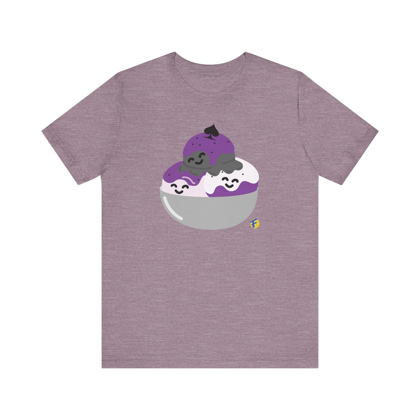 Ace Cream Sundae Asexual Pride Unisex Tshirt