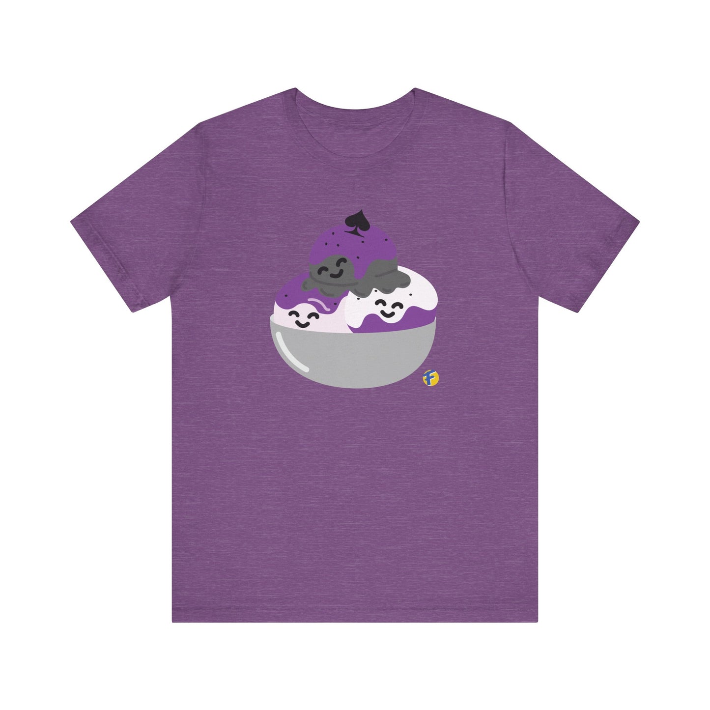 Ace Cream Sundae Asexual Pride Unisex Tshirt