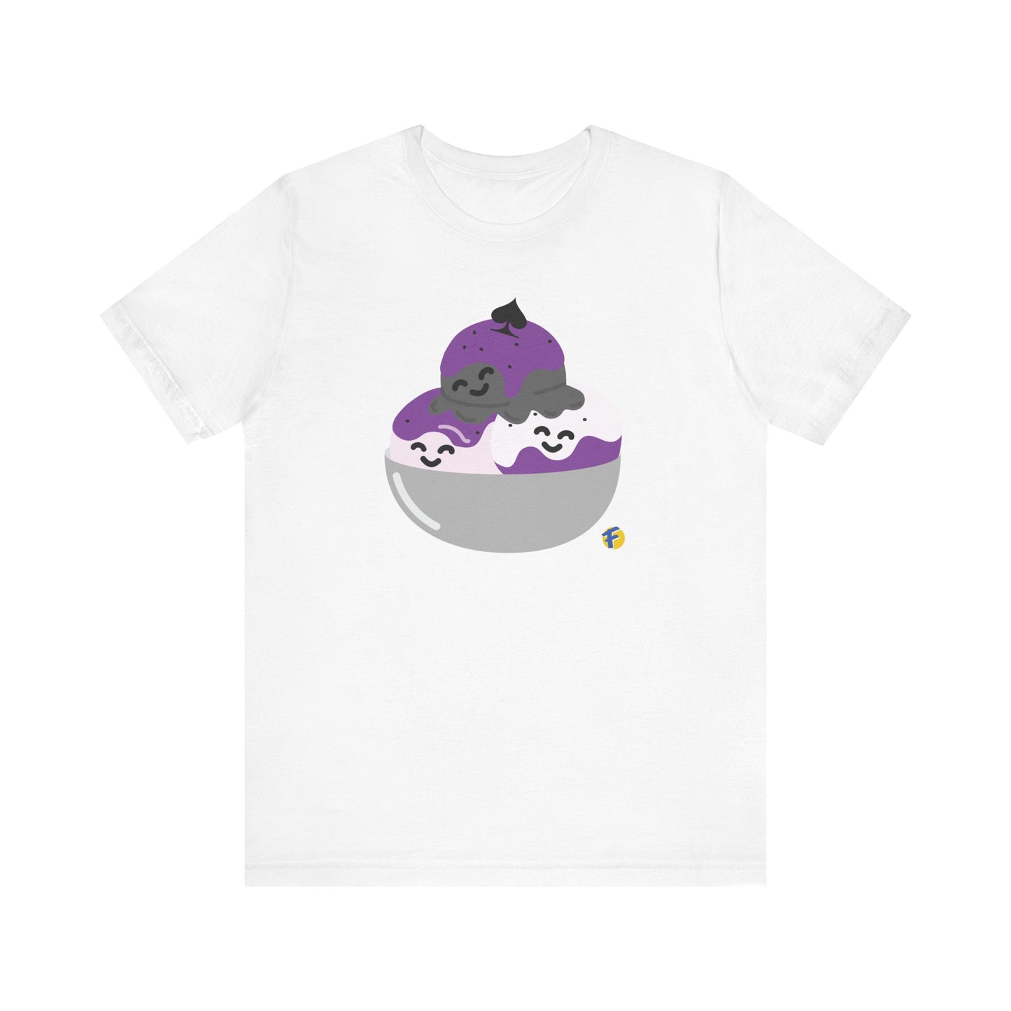 Ace Cream Sundae Asexual Pride Unisex Tshirt