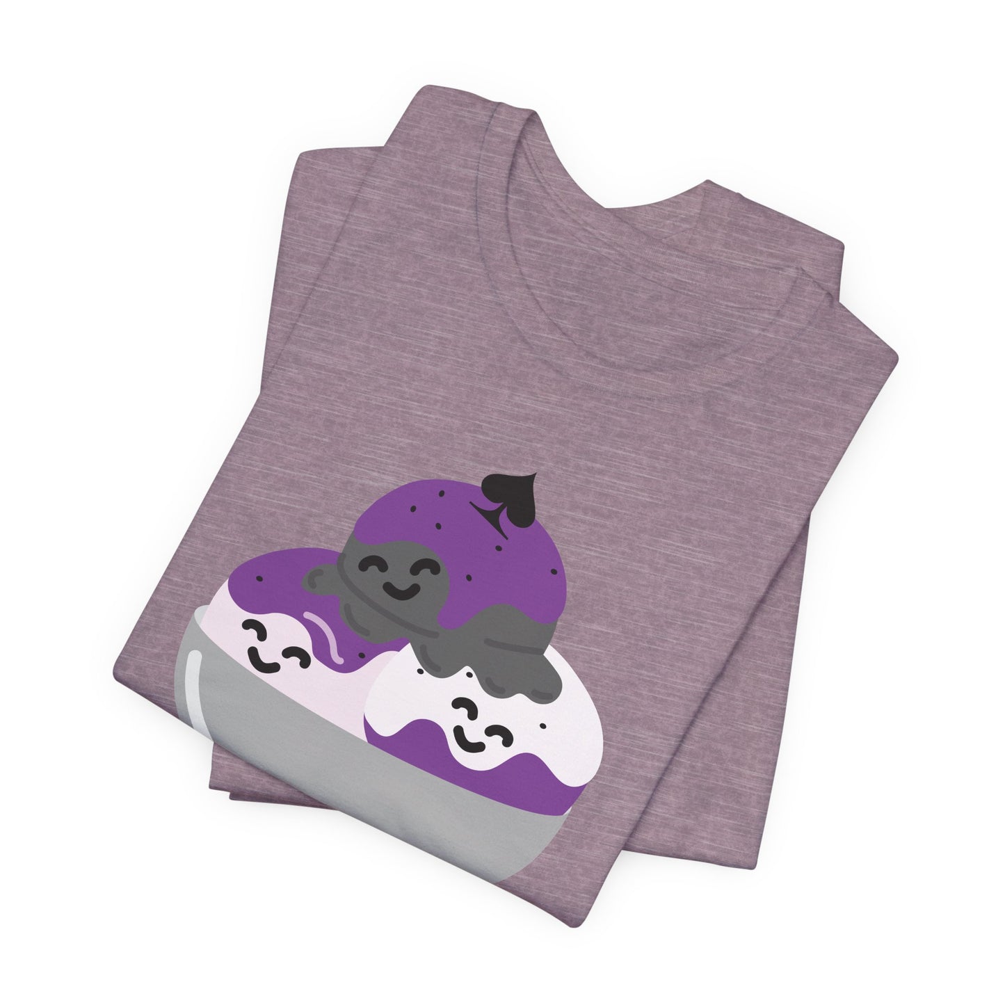 Ace Cream Sundae Asexual Pride Unisex Tshirt