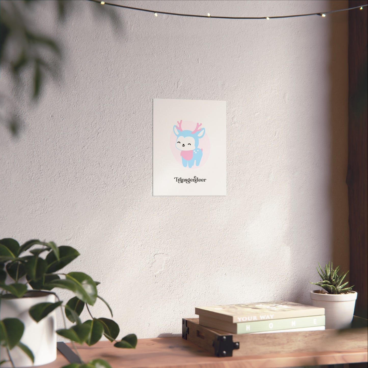 Transgendeer Transgender Pride Art Print