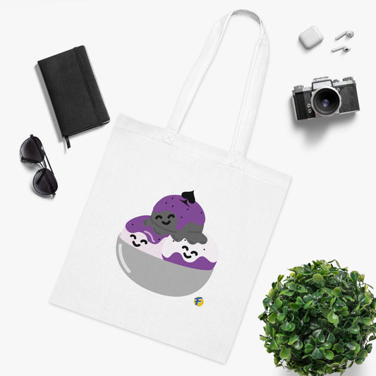 Ace Cream Sundae Asexual Pride Tote