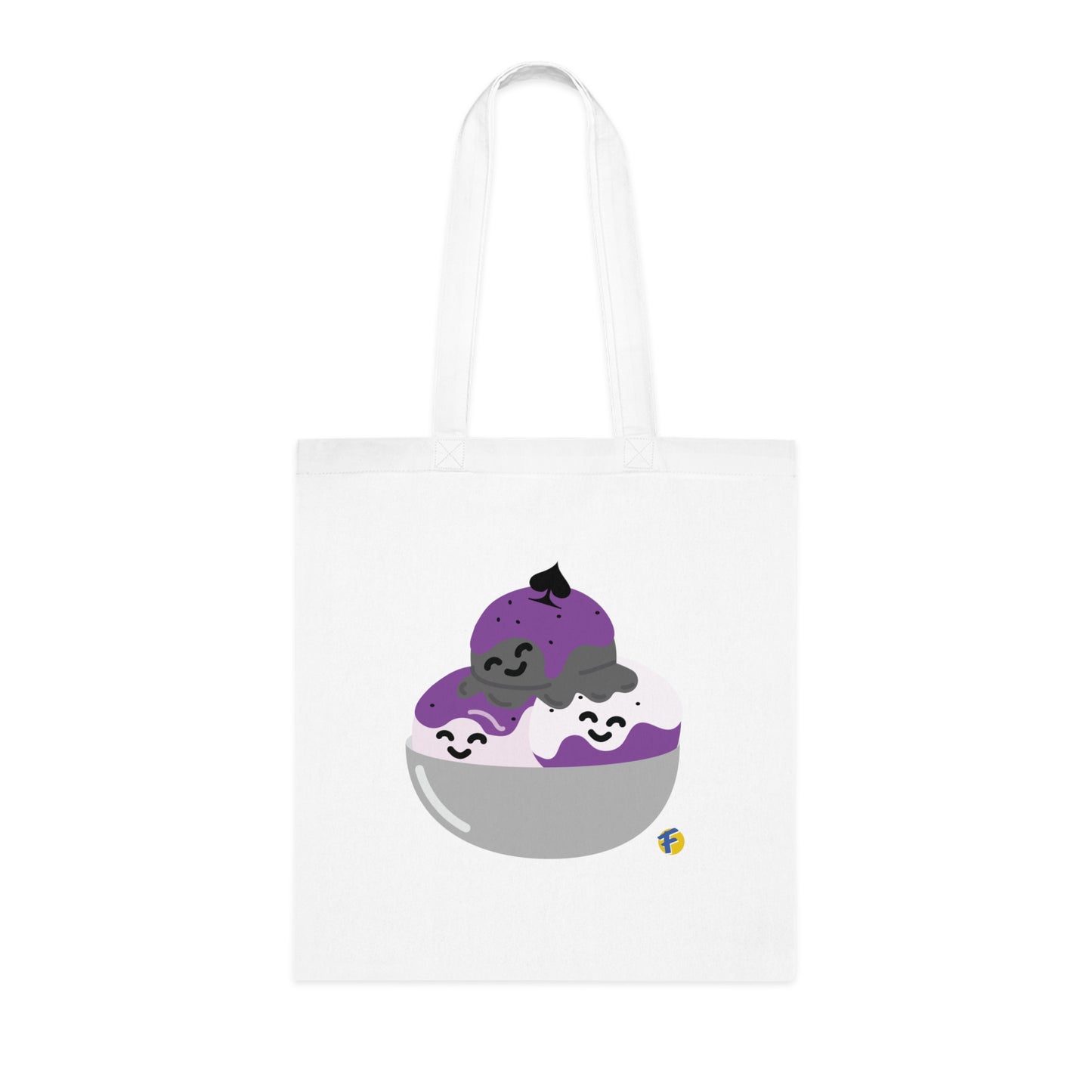 Ace Cream Sundae Asexual Pride Tote