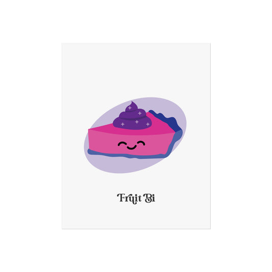 Fruit Bi Bisexual Pride Art Print