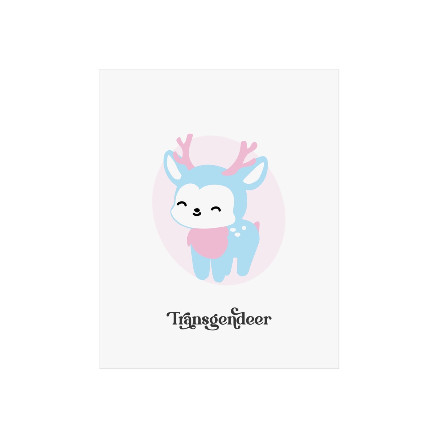Transgendeer Transgender Pride Art Print