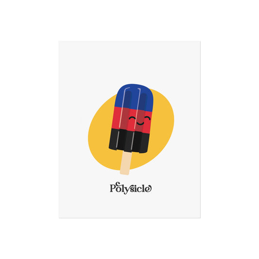 Polysicle Polyamorous Pride Art Print