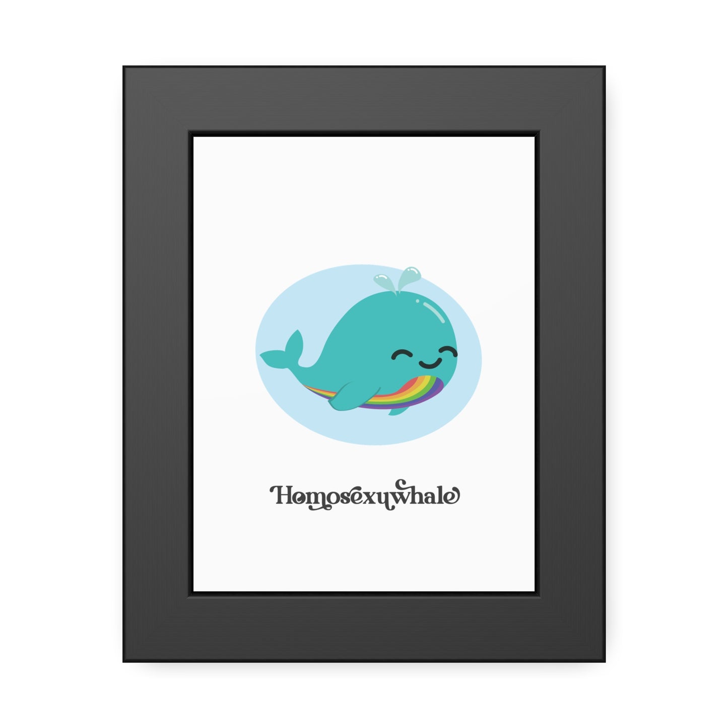 Homosexuwhale Pride Art Print
