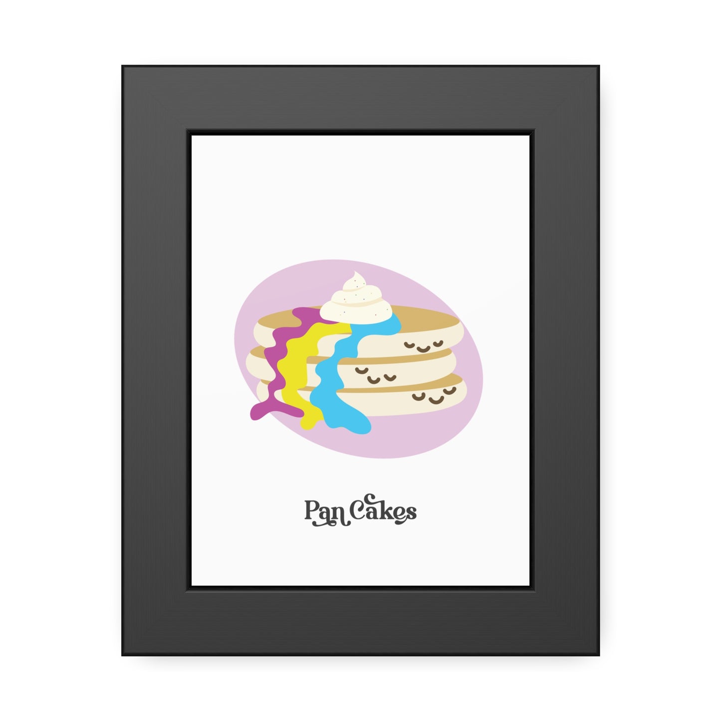 PanCakes Pansexual Pride Art Print