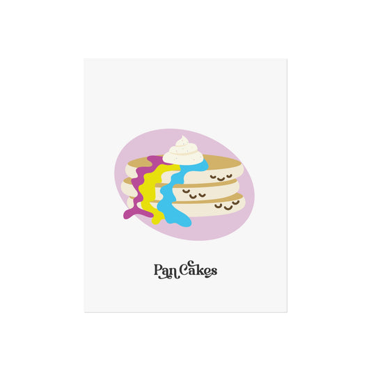 PanCakes Pansexual Pride Art Print