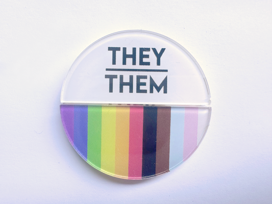 PrideNoun Pins - Pronouns