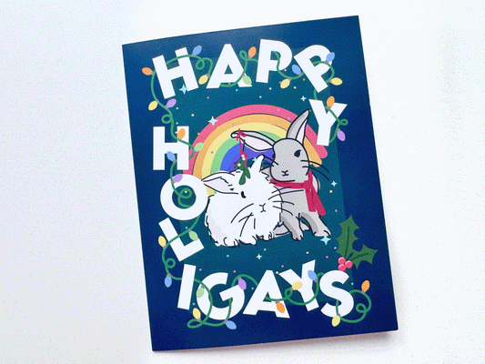 Happy Holigays Greeting Card