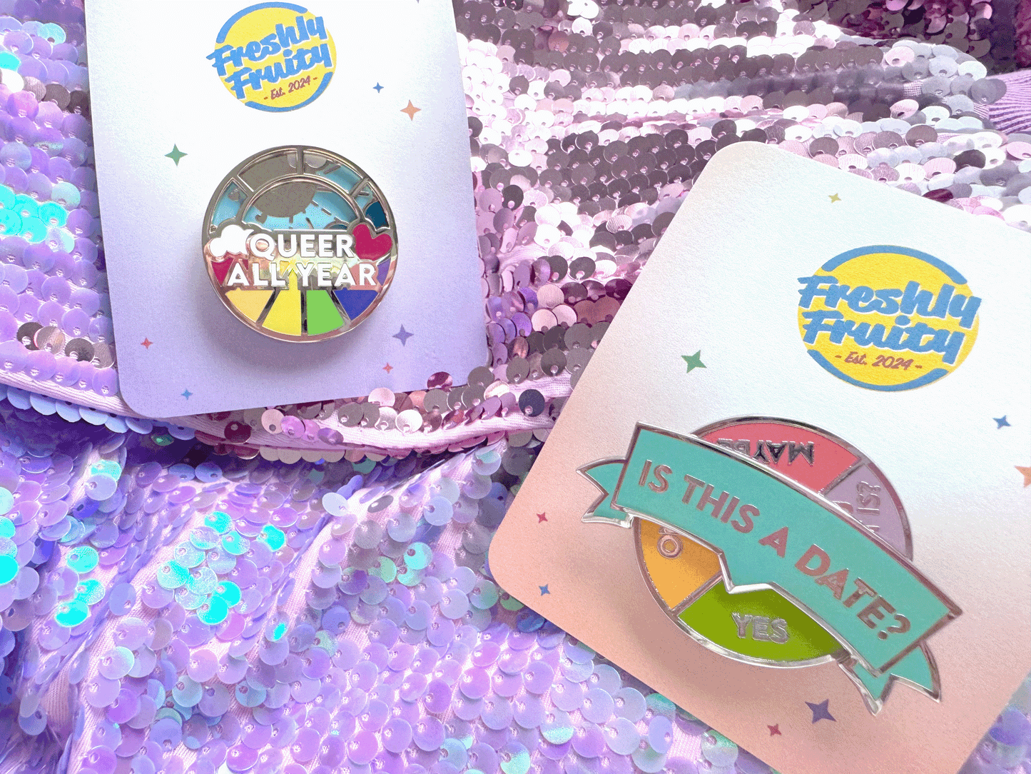 Is This A Date? Spinning Enamel Pin