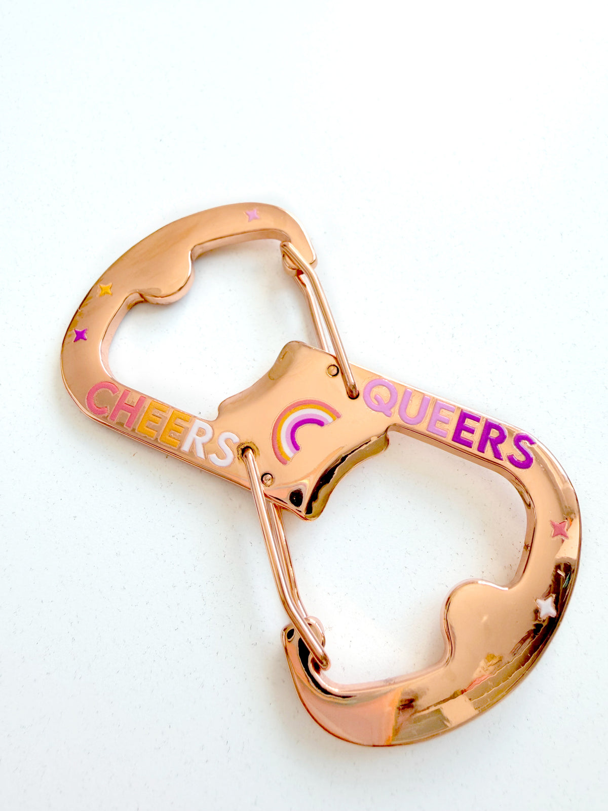 Cheers Queers Carabiner & Bottle Opener