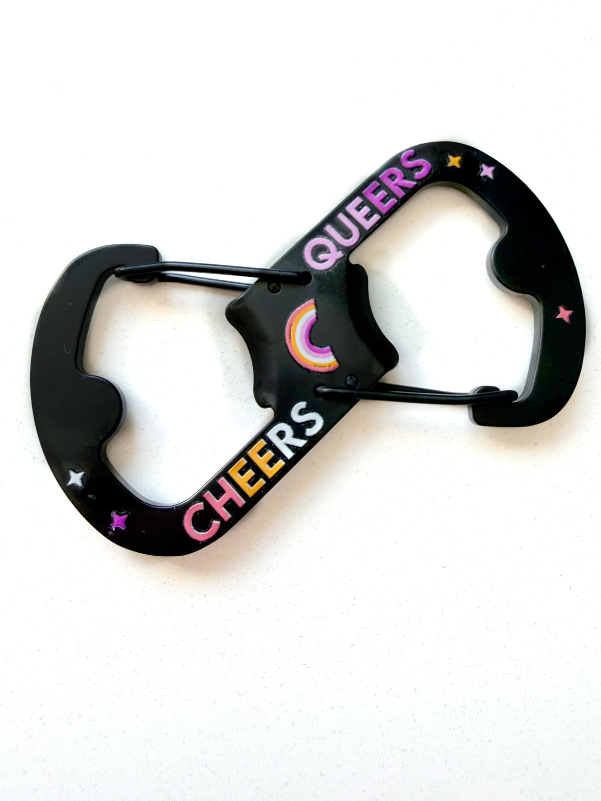 Cheers Queers Carabiner & Bottle Opener