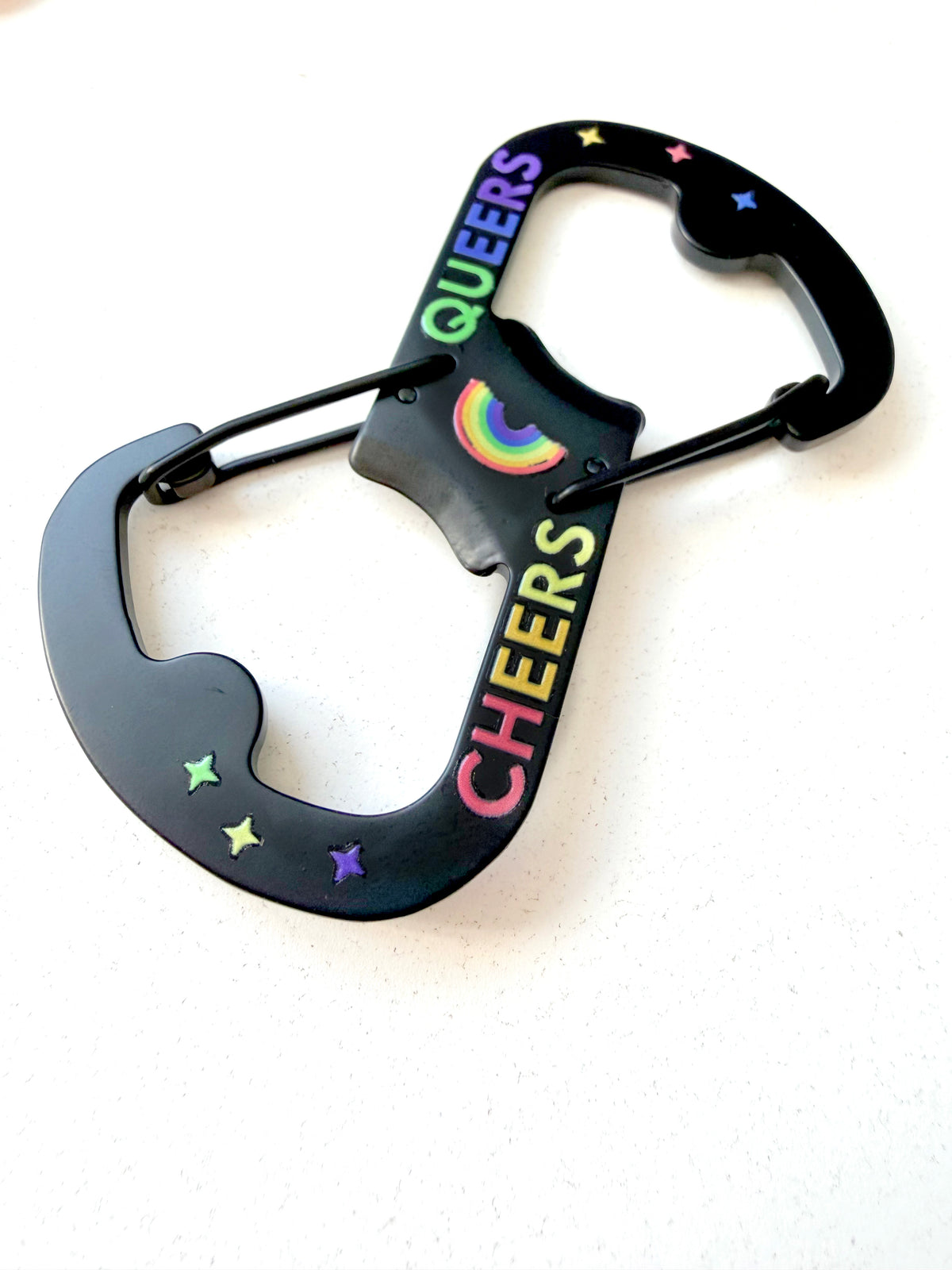 Cheers Queers Carabiner & Bottle Opener