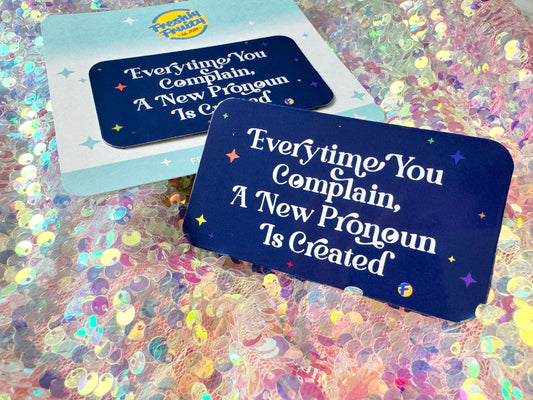 New Pronouns Magnet