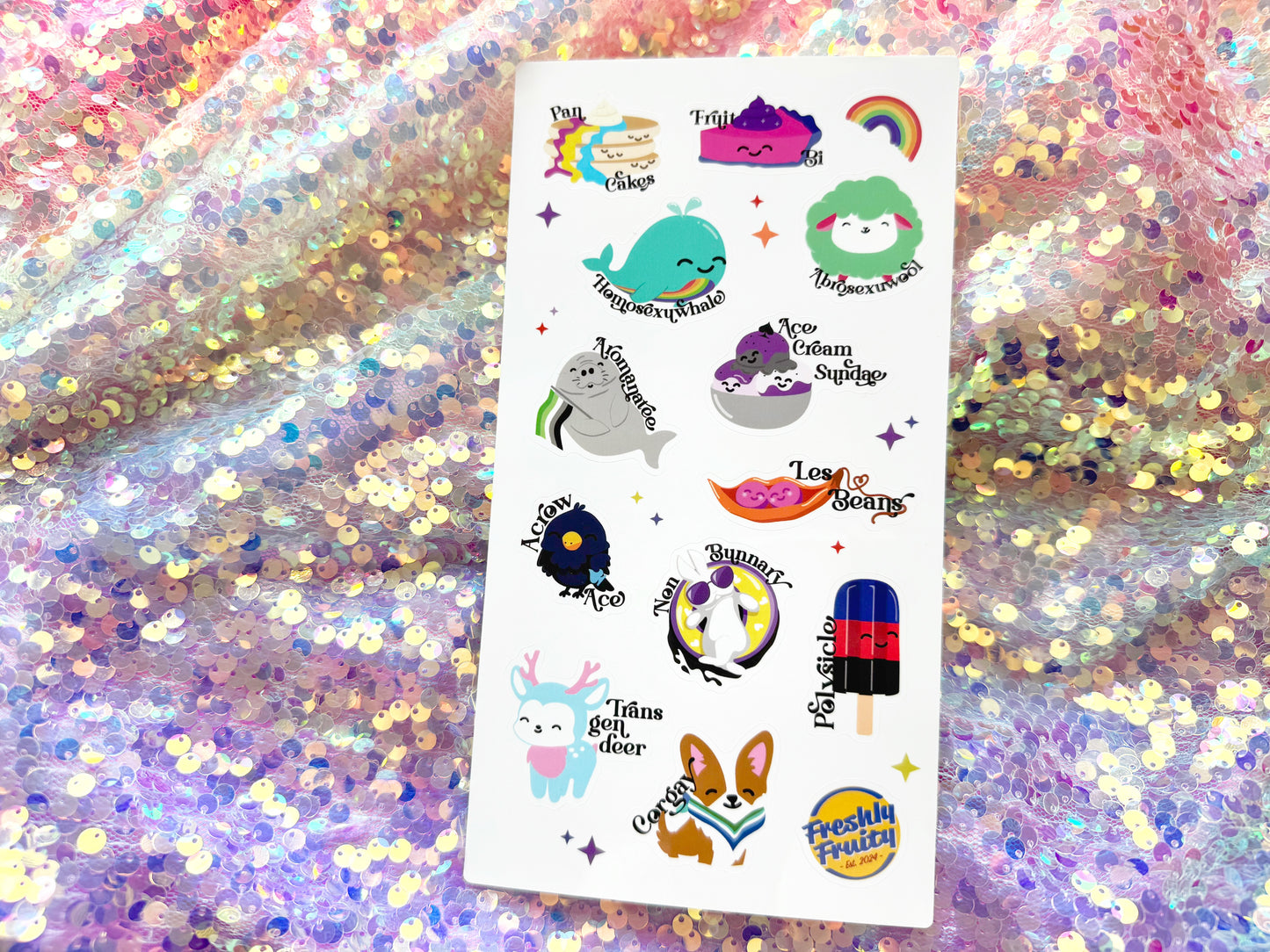 The Gang's All Here Vinyl Sticker Sheet