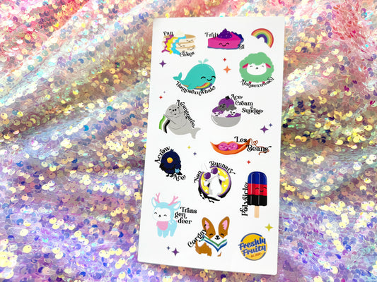 The Gang's All Here Vinyl Sticker Sheet