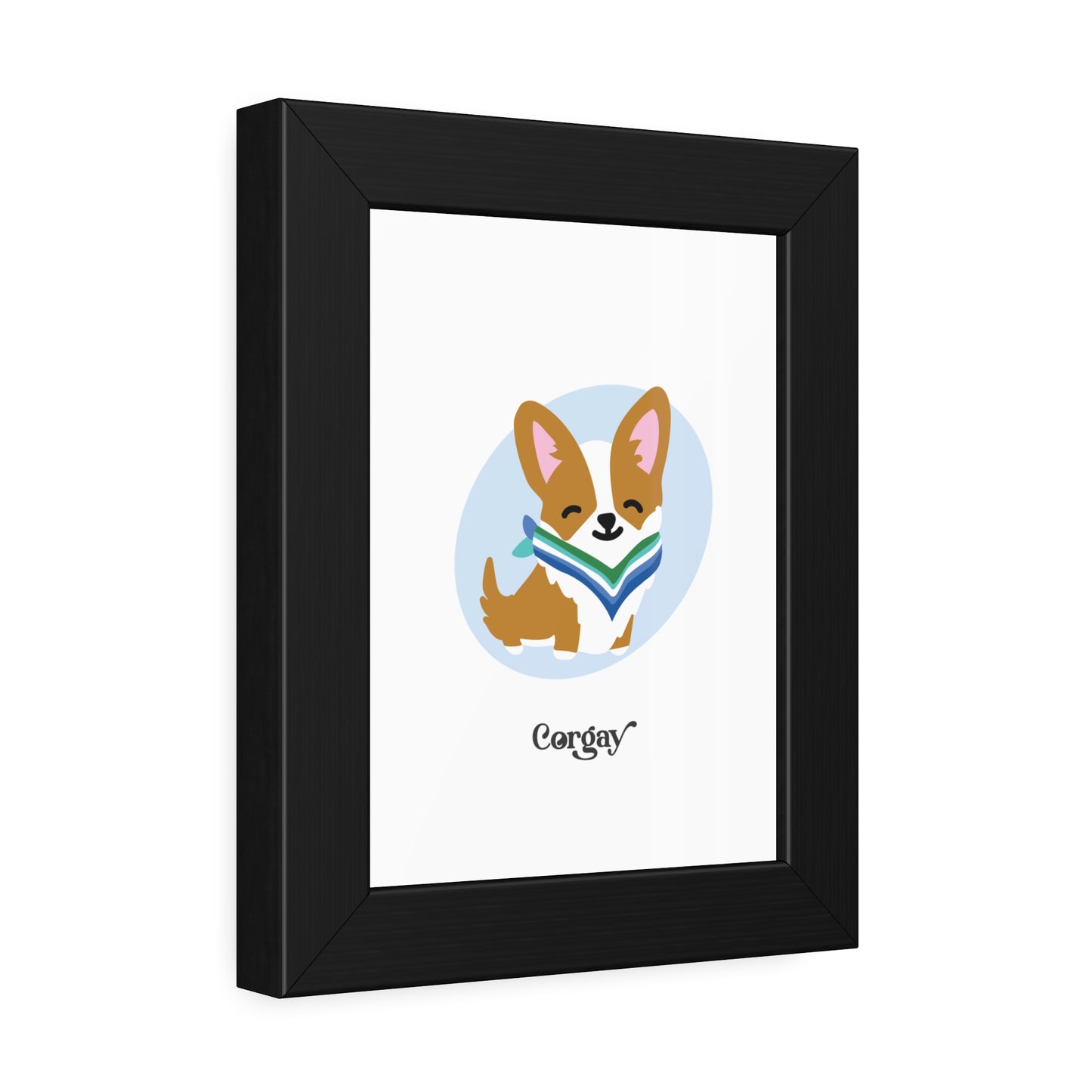 Corgay Gay Pride Art Print