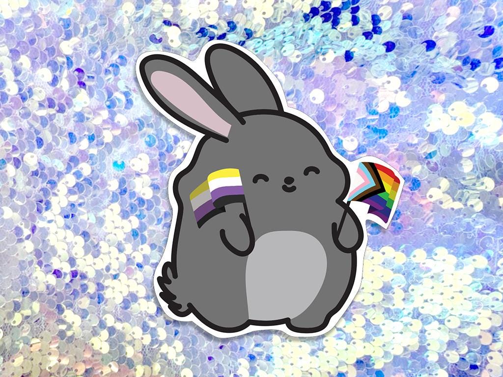 Custom Buntastic Pride Vinyl Waterproof Sticker